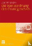 Joachim Detjen - Die Werteordnung Des Grundgesetzes