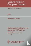  - Mathematical Models for the Semantics of Parallelism