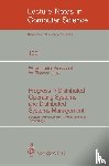  - Progress in Distributed Operating Systems and Distributed Systems Management