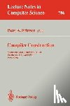  - Compiler Construction