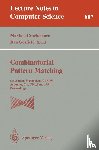  - Combinatorial Pattern Matching