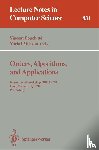  - Orders, Algorithms and Applications