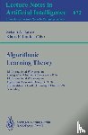  - Algorithmic Learning Theory