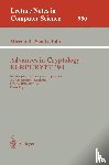  - Advances in Cryptology - EUROCRYPT '94