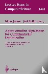  - Approximation Algorithms for Combinatorial Optimization