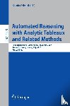  - Automated Reasoning with Analytic Tableaux and Related Methods