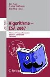  - Algorithms - ESA 2007 - 15th Annual European Symposium, Eilat, Israel, October 8-10, 2007, Proceedings