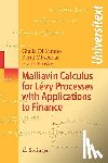 Di Nunno, Giulia, Øksendal, Bernt, Proske, Frank - Malliavin Calculus for Levy Processes with Applications to Finance