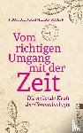 Moser, Maximilian - Vom richtigen Umgang mit der Zeit