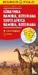 Marco Polo - South Africa, Namibia & Botswana Marco Polo Map