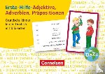  - Erste-Hilfe-Adjektive, Adverbien, Präpositionen. Grundschulkinder lernen Deutsch mit Bildkarten