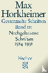 Horkheimer, Max - Gesammelte Schriften in 19 Bänden