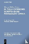 Cicero/Ziegler - Scripta Quae Manserunt Omnia, Pb