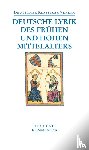  - Deutsche Lyrik des frühen und hohen Mittelalters