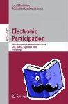  - Electronic Participation - First International Conference, ePart 2009 Linz, Austria, August 31¿September 4, 2009 Proceedings