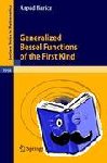 Baricz, Árpád - Generalized Bessel Functions of the First Kind
