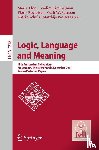  - Logic, Language and Meaning