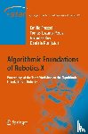  - Algorithmic Foundations of Robotics X