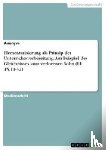 Anonym - Elementarisierung als Prinzip der Unterrichtsvorbereitung. Am Beispiel des Gleichnisses vom verlorenen Sohn (Lk 15,11-32)