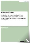 Wernet, Verena Caroline - Zu Richard Sennetts Handwerk. Der Handwerksbegriff bei Sennett und im Kontext der Studienfacher Germanistik und Geschichte