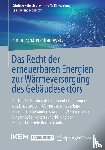 Schäfer-Stradowsky, Simon - Das Recht der erneuerbaren Energien zur Wärmeversorgung des Gebäudesektors
