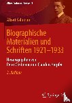 Salomon, Albert - Biographische Materialien und Schriften 1921-1933