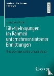 Schwall, Christina - Täterbefragungen im Rahmen unternehmensinterner Ermittlungen