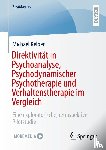 Kelber, Michael - Direktivitat in Psychoanalyse, Psychodynamischer Psychotherapie und Verhaltenstherapie im Vergleich