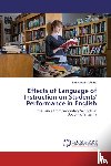 Yohana, Emmanuel - Effects of Language of Instruction on Students' Performance in English