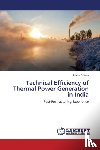 Fatima, Sahba - Technical Efficiency of Thermal Power Generation in India
