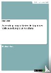 Grass, Lale - Anwendungsmoeglichkeiten der kognitiven Verhaltenstherapie im Coaching