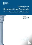  - Beiträge zur Rechtsgeschichte Österreichs, 15. Jahrgang, Heft 1/2025