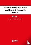  - Außenpolitische Dokumente der Republik Österreich, Serie II. Band 1