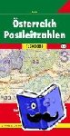  - Austria Post Codes Map 1:500 000 - 9 Landeshauptstädte und Leitsystem