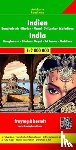  - India - Bangladesh - Bhutan - Nepal - Sri Lanka - Maldives Road Map 1:2 000 000