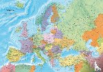  - Europe - Political Map Provided with Metal Ledges/Tube 1:6 000 000