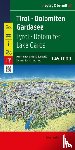  - Tyrol - Dolomites - Lake Garda Panoramic and Road Map