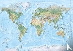  - World political / physical wall map
