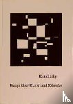 Kandinsky, Wassily - Essays über Kunst und Künstler