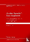Bock, Bettina M. - "Leichte Sprache" - Kein Regelwerk