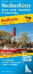  - North Sea coast, cycling map 1:100,000