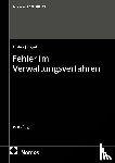 Hufen, Friedhelm, Siegel, Thorsten - Fehler im Verwaltungsverfahren