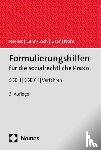 Herbst, Sebastian, Luhn-Loch, Katharina, Gräf, Iven, Nohr, Barbara - Formulierungshilfen für die sozialrechtliche Praxis