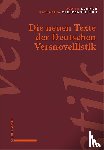  - Die neuen Texte der Deutschen Versnovellistik