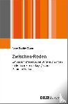 Otzen, Anne Sophie - Zwischen-Reden