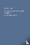  - Ist systematische Philosophie moeglich?