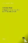 Kant, Immanuel - Prolegomena zu einer jeden künftigen Metaphysik, die als Wissenschaft wird auftreten können