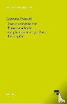 Husserl, Edmund - Ideen zu einer reinen Phänomenologie und phänomenologishen Philosophie