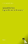 Della Volpe, Galvano - Logik als historische Wissenschaft