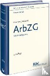 Anzinger, Rudolf, Koberski, Wolfgang - ArbZG - Arbeitszeitgesetz